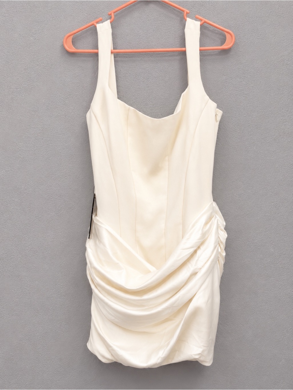 White Fox Boutique Pearl Draped Mini Dress - Womens